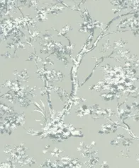 楓丹白露森林 壁紙(灰綠)