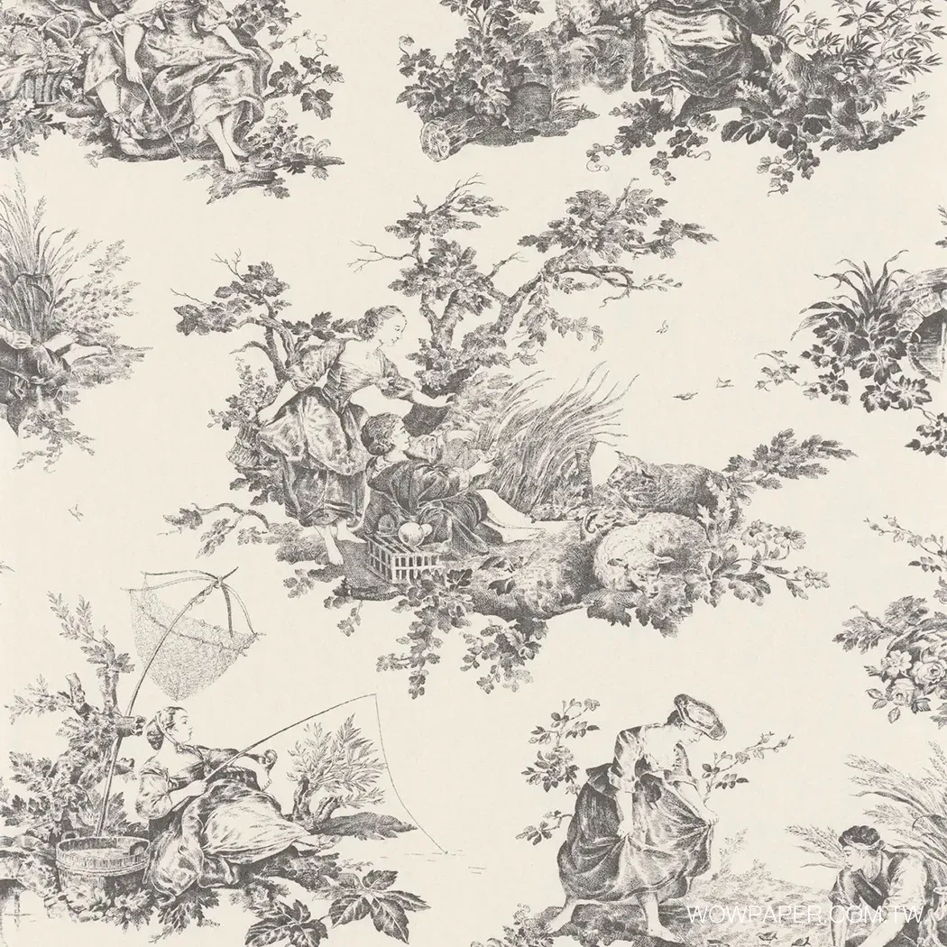 夏日田園 壁紙(黑)