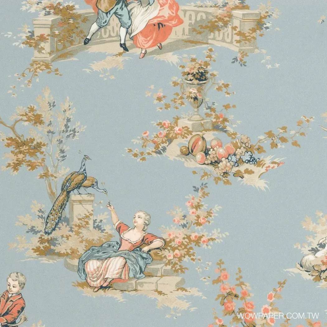 加沃特舞曲 壁紙(藍灰)