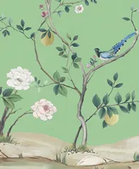 桃花林 壁紙(綠)