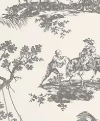 田野風情 壁紙(黑)