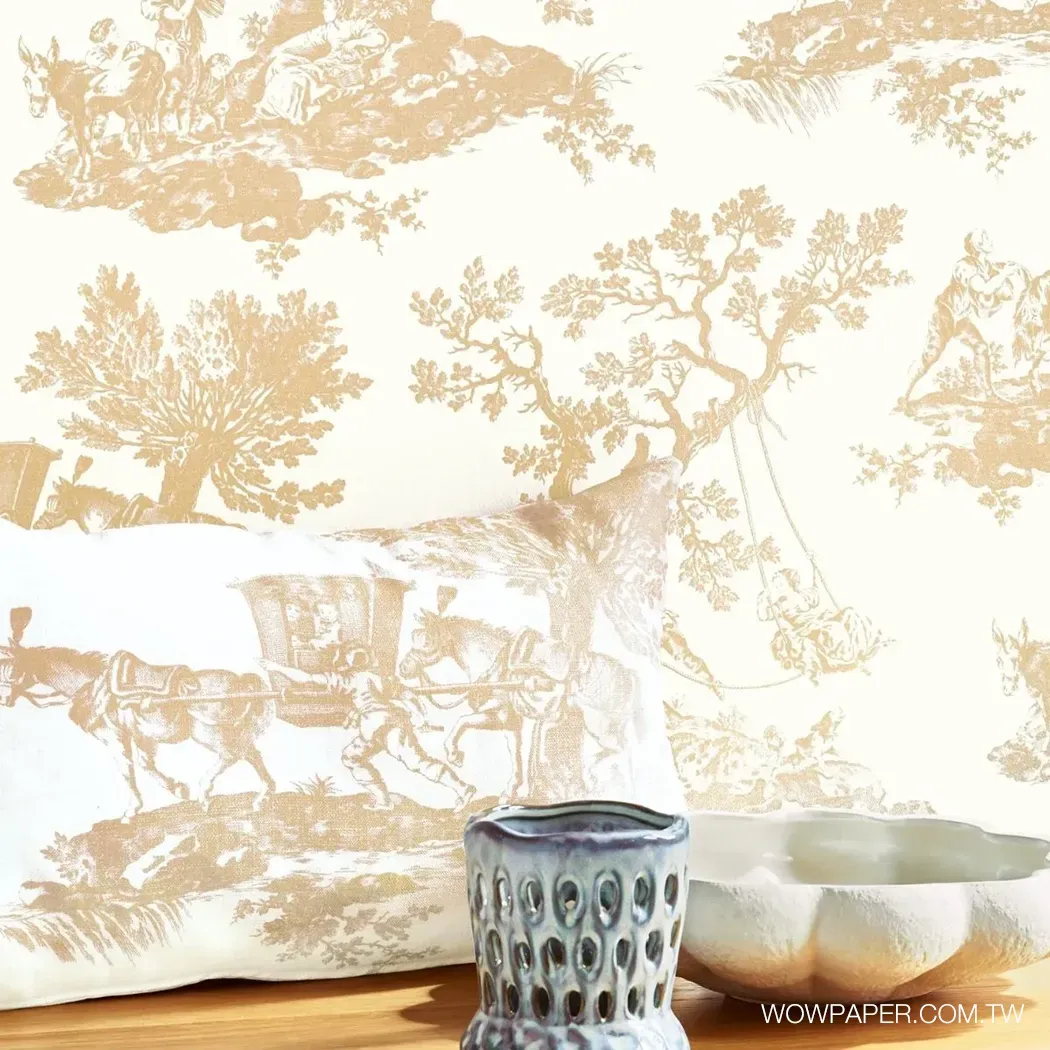 田野風情 壁紙(棕)