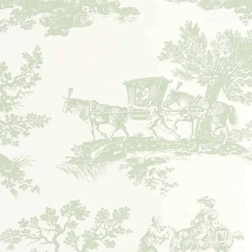 田野風情 壁紙(綠)