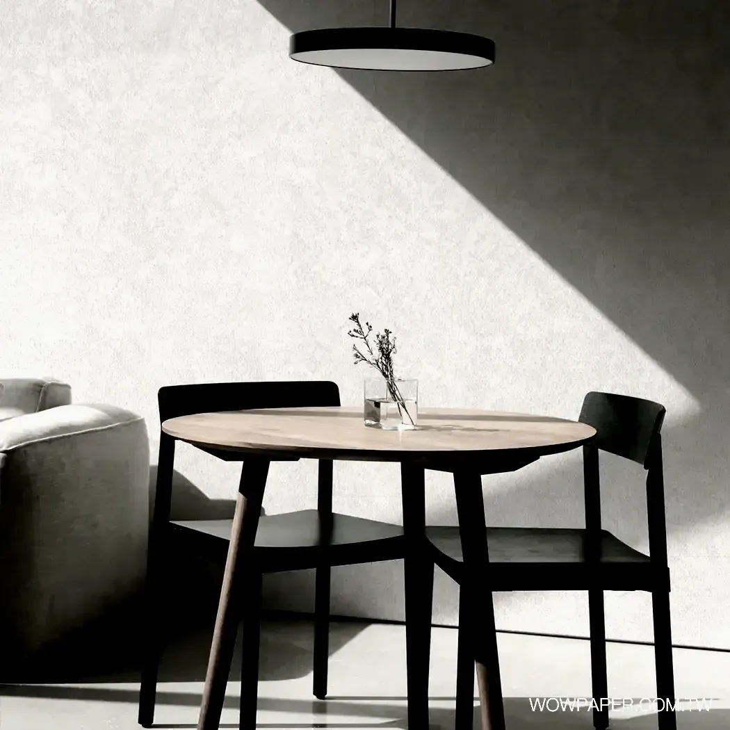 短絨織布紋 壁紙(灰白)