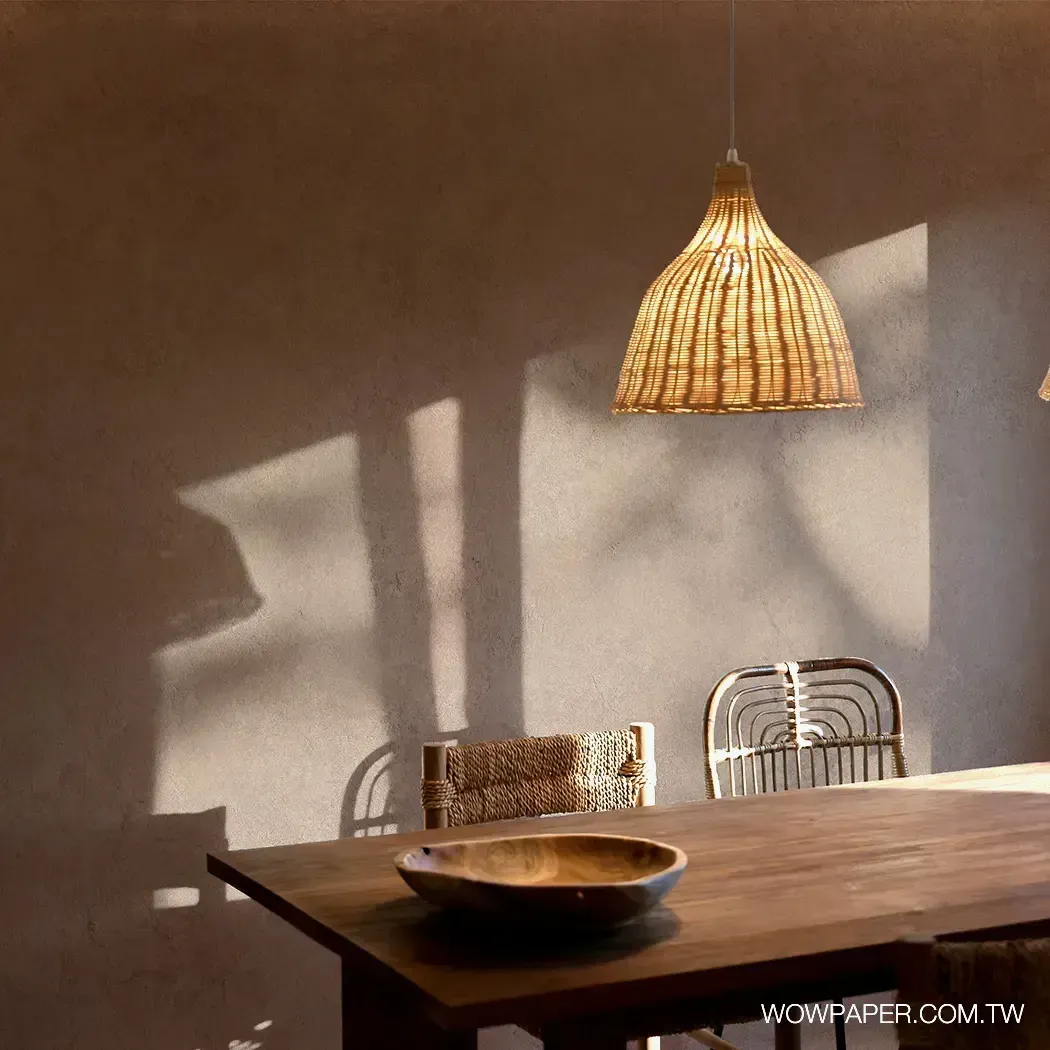 肌理工法漆牆 壁紙(灰褐)