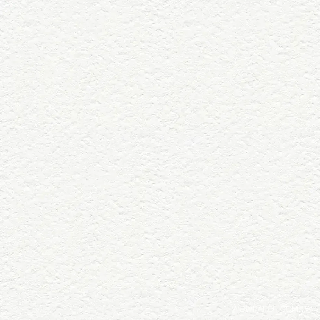 柔和肌理泥牆 壁紙(白)