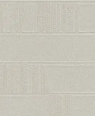 現代幾何磚紋 壁紙(米灰)