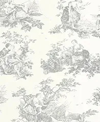 夏日田園 壁紙(灰)