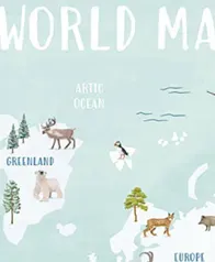 動物世界地圖 壁紙