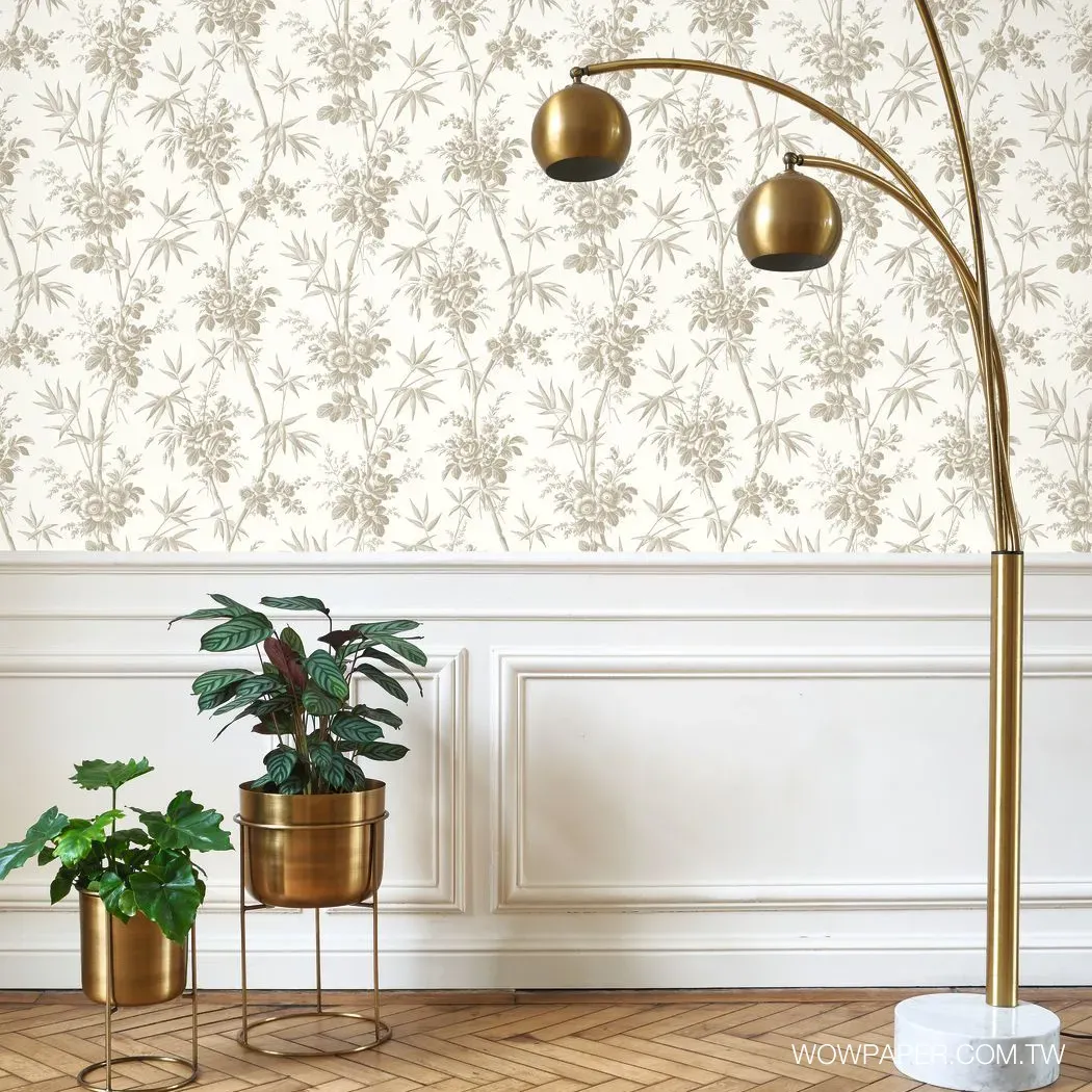 法式花林 壁紙(米白)