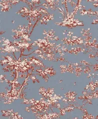 楓丹白露森林 壁紙(紅)