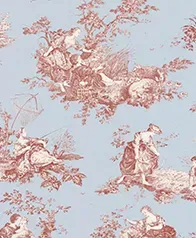 夏日田園 壁紙(藍底)