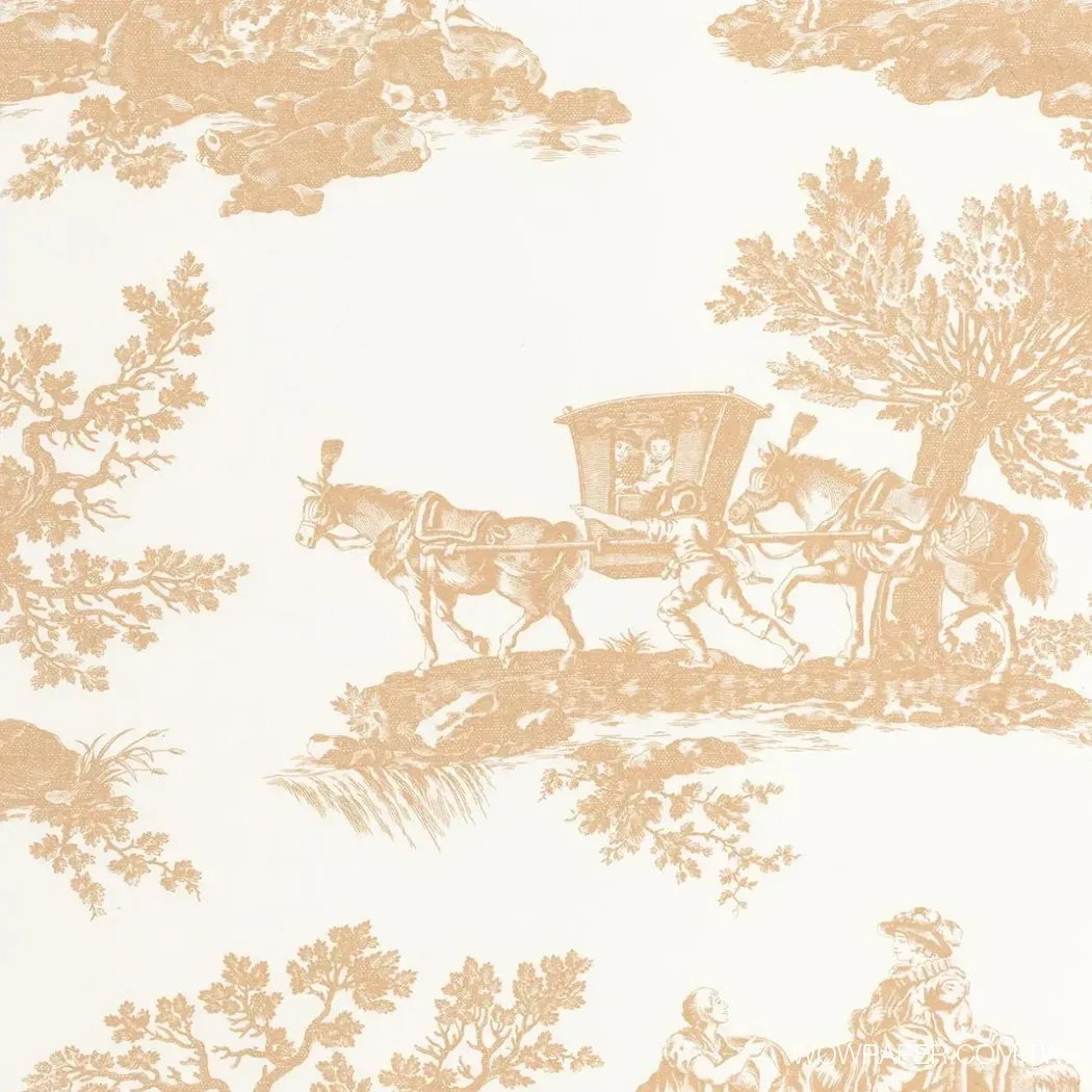 田野風情 壁紙(棕)