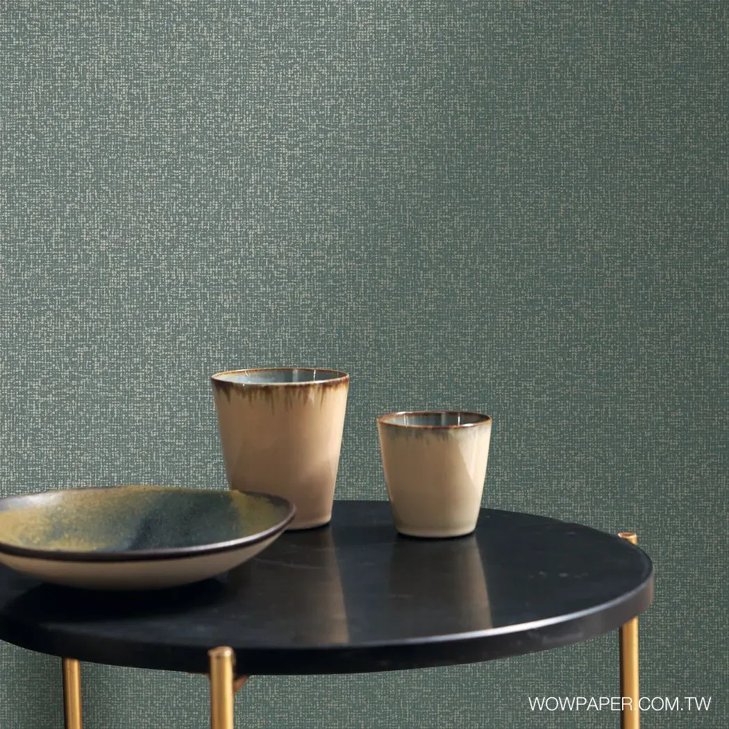 細緻羽點織紋 壁紙(綠)