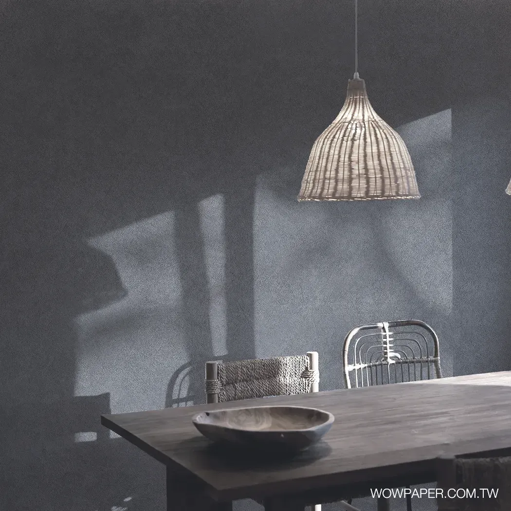 肌理工法漆牆 壁紙(灰藍)