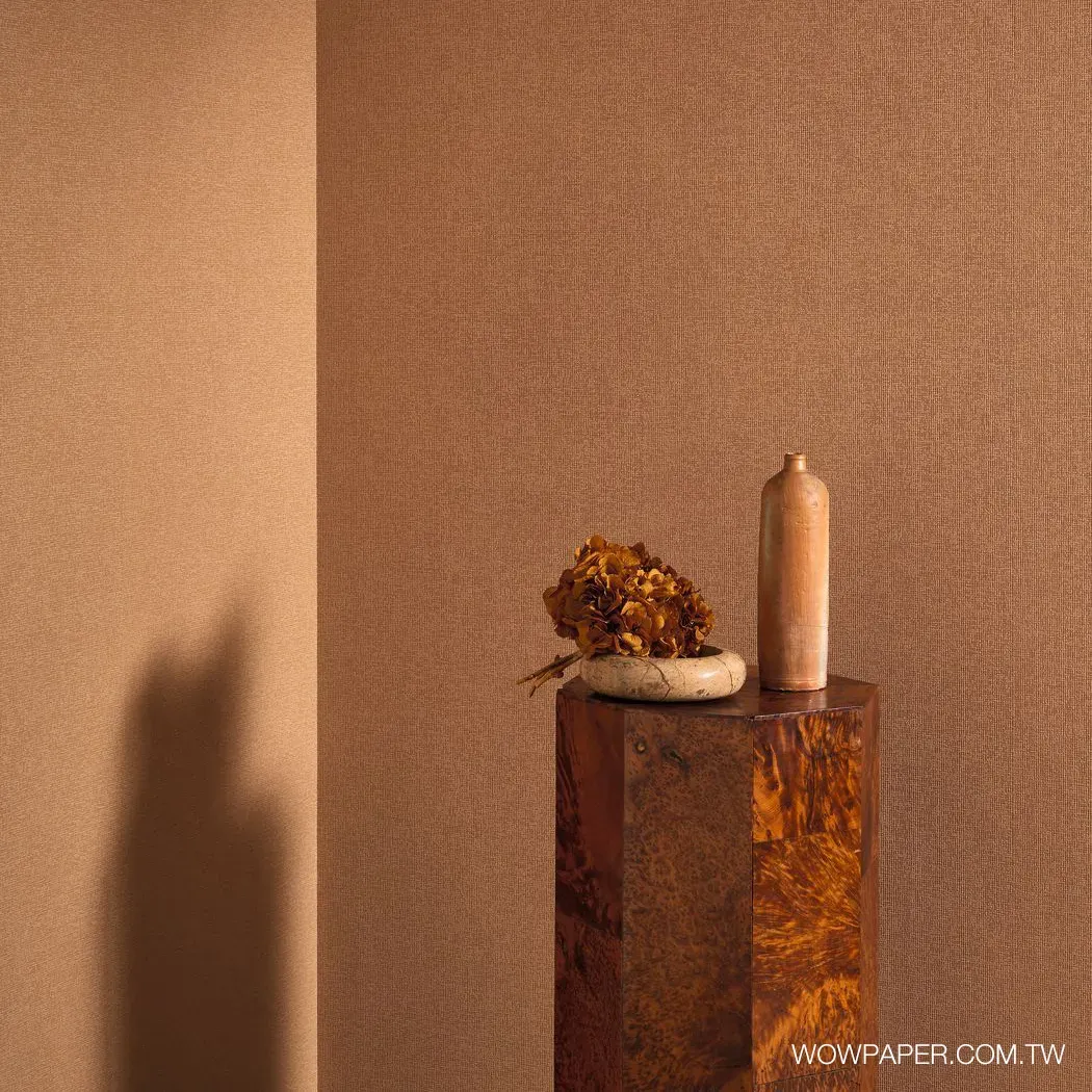 細緻羽點織紋 壁紙(橘)