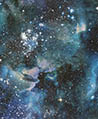 銀河星空 壁紙(藍)