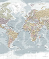 國家地理世界地圖  壁紙(低彩)