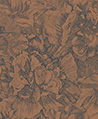 歐式藝術花海 壁紙(褐)