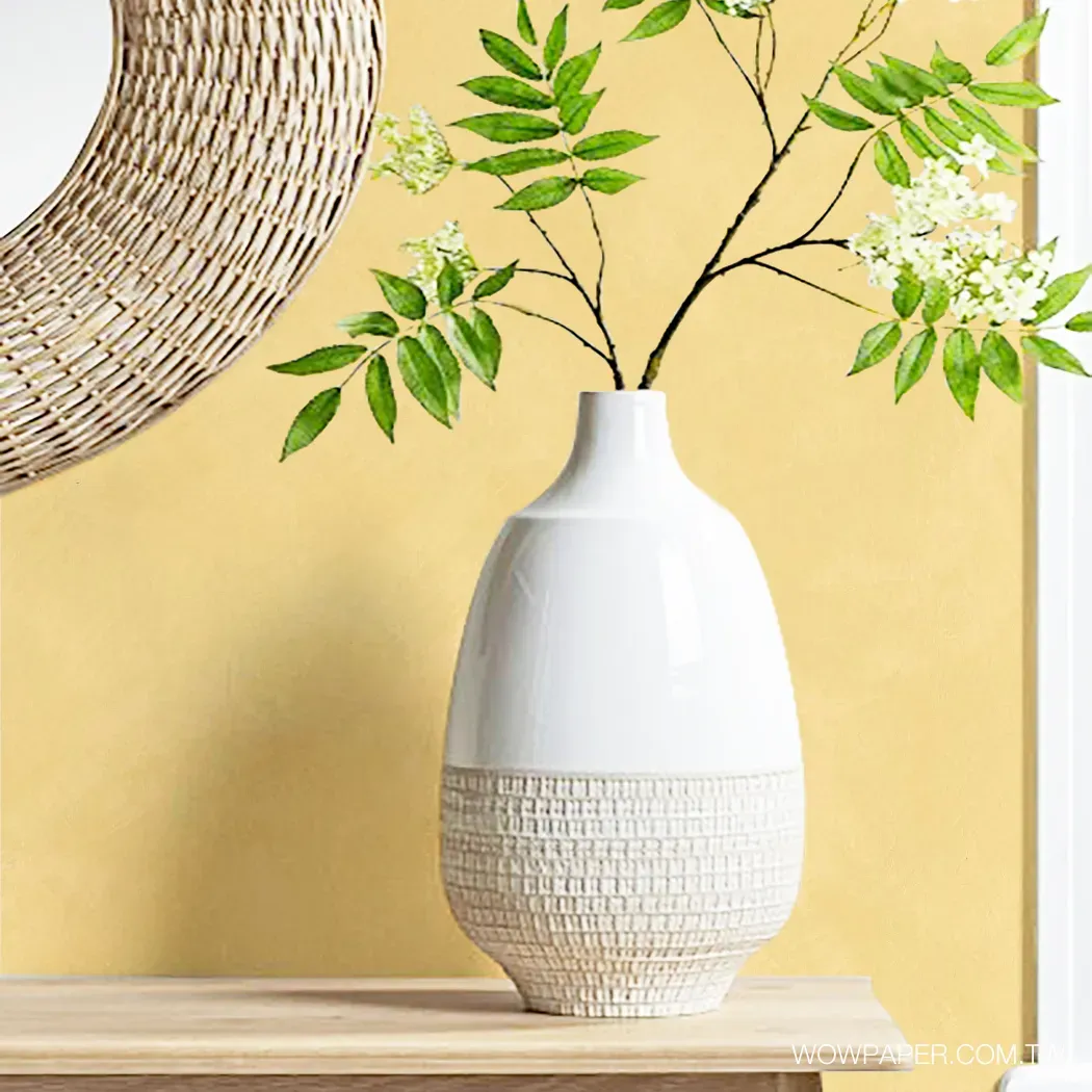 藝術泥灰牆 壁紙(黃)