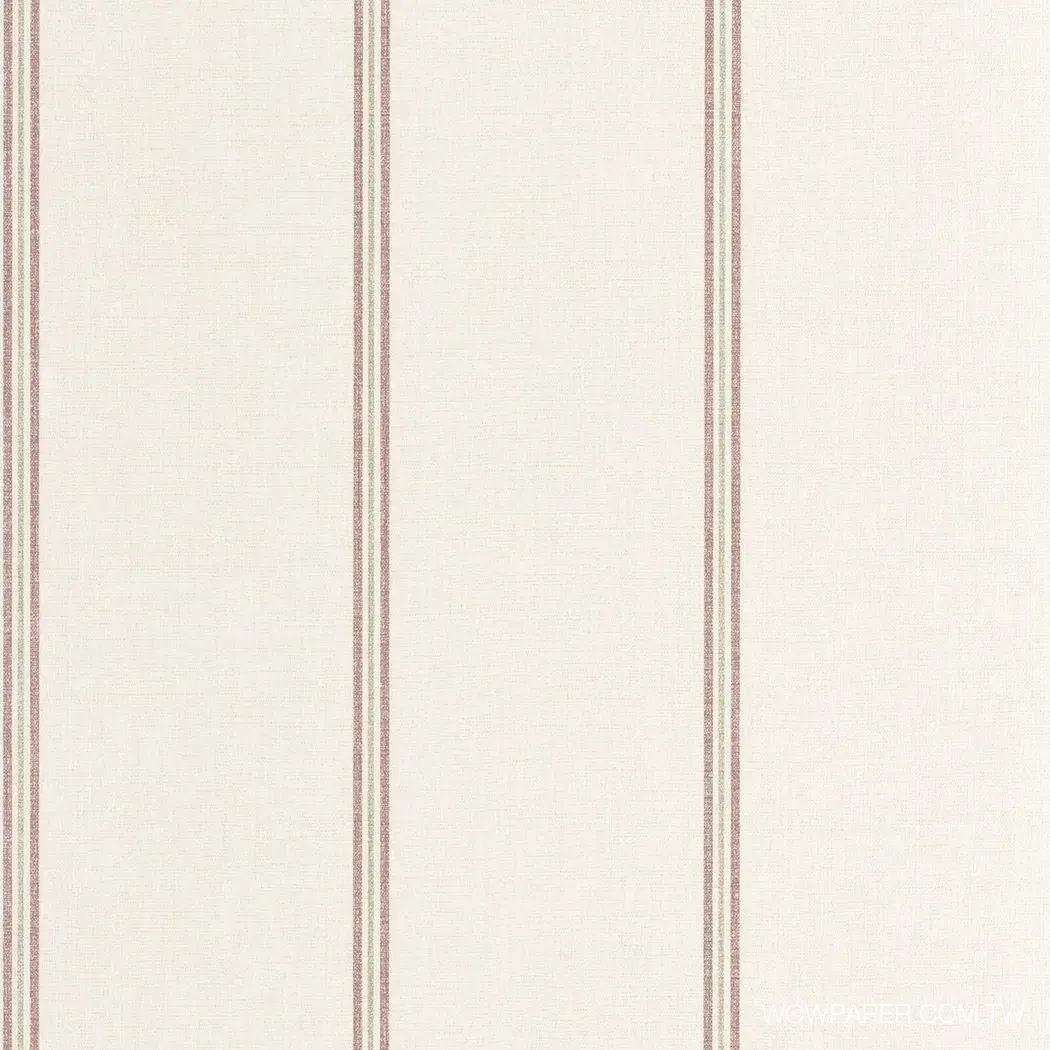 海濱度假條紋 壁紙(紅)