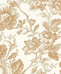 英式玫瑰 壁紙(棕)