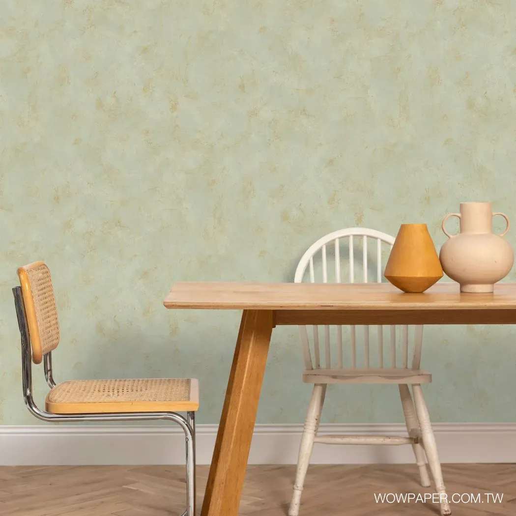 層次藝術泥灰牆 壁紙(灰綠)