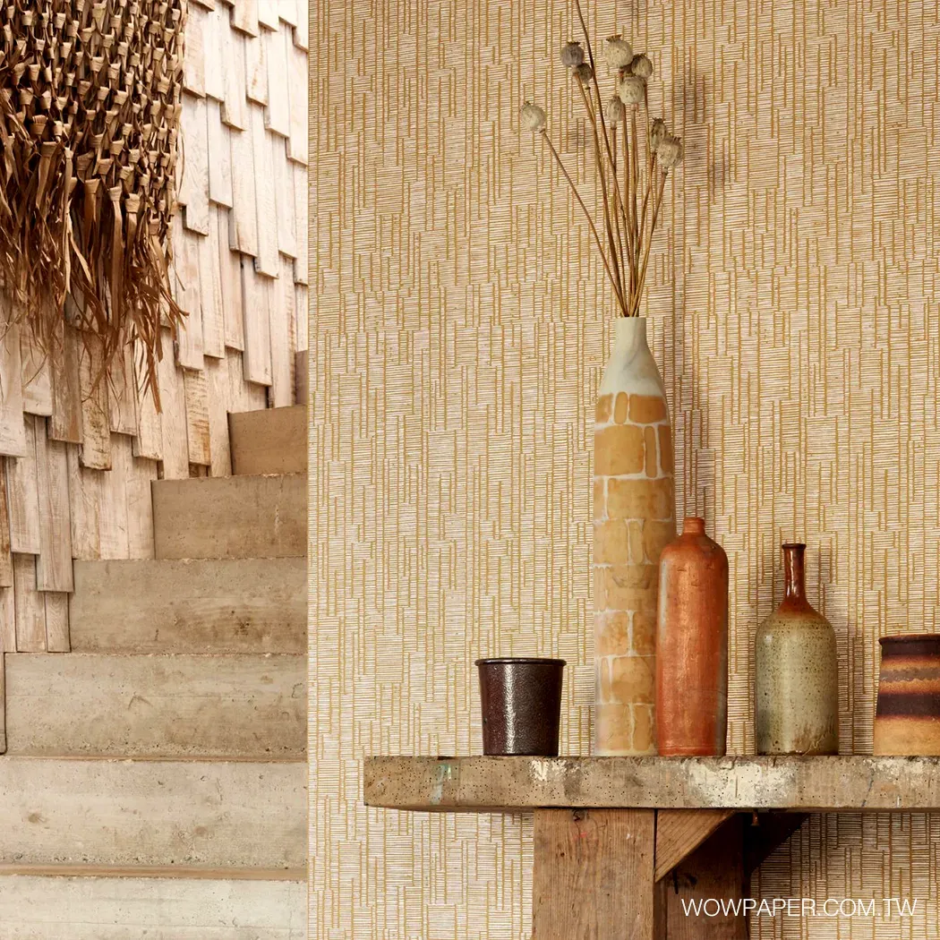 南方工藝紋 壁紙(土)