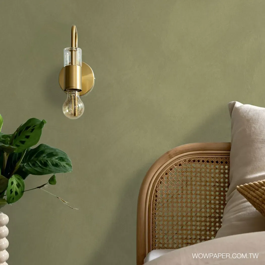 藝術泥灰牆 壁紙(抹茶)