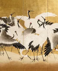 舞鶴 壁畫(金屏)