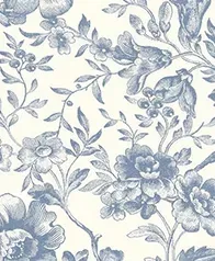 英式玫瑰 壁紙(藍)