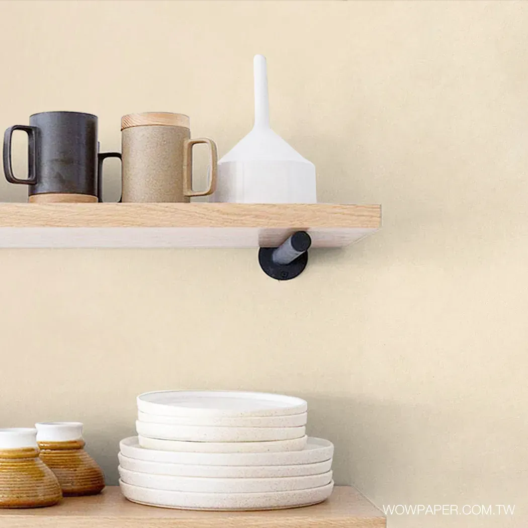 藝術泥灰牆 壁紙(象牙)