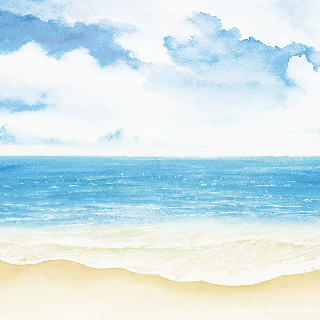 夏日海灘 壁畫