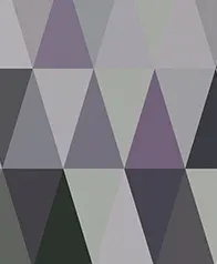 三角幾何 壁畫(紫灰)