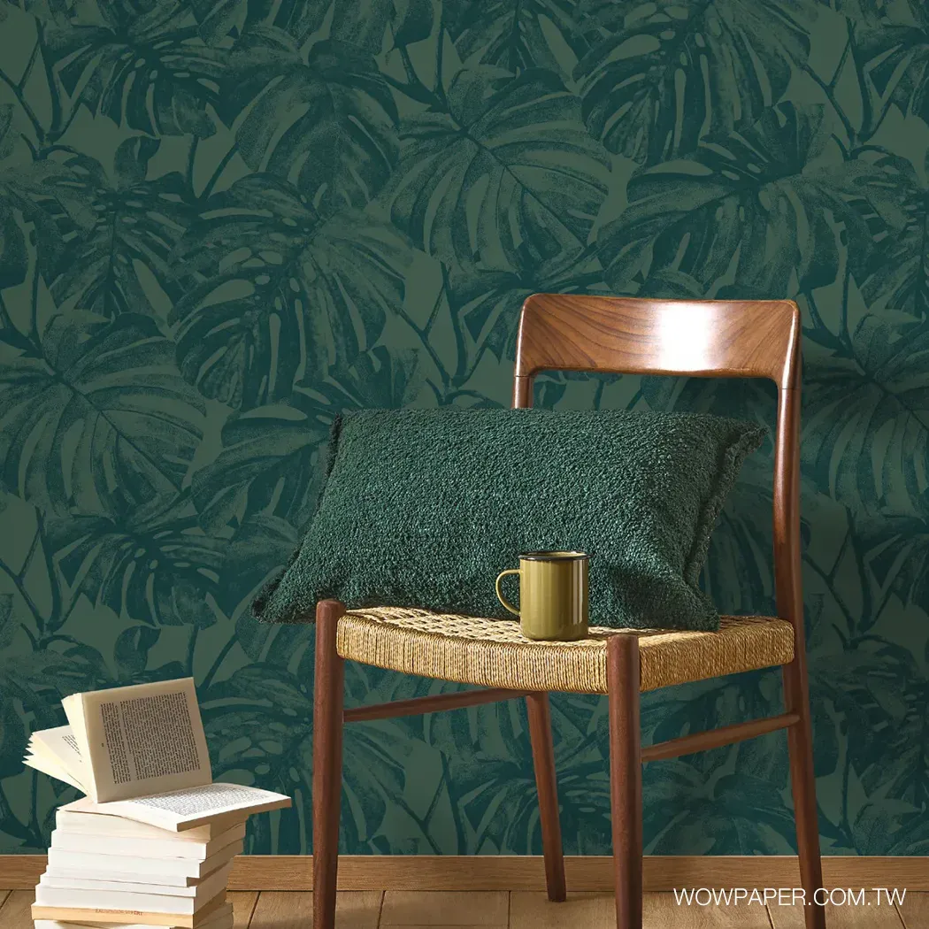 龜背竹葉 壁紙(綠)