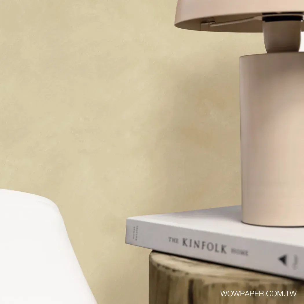 藝術泥灰牆 壁紙(淺麥)