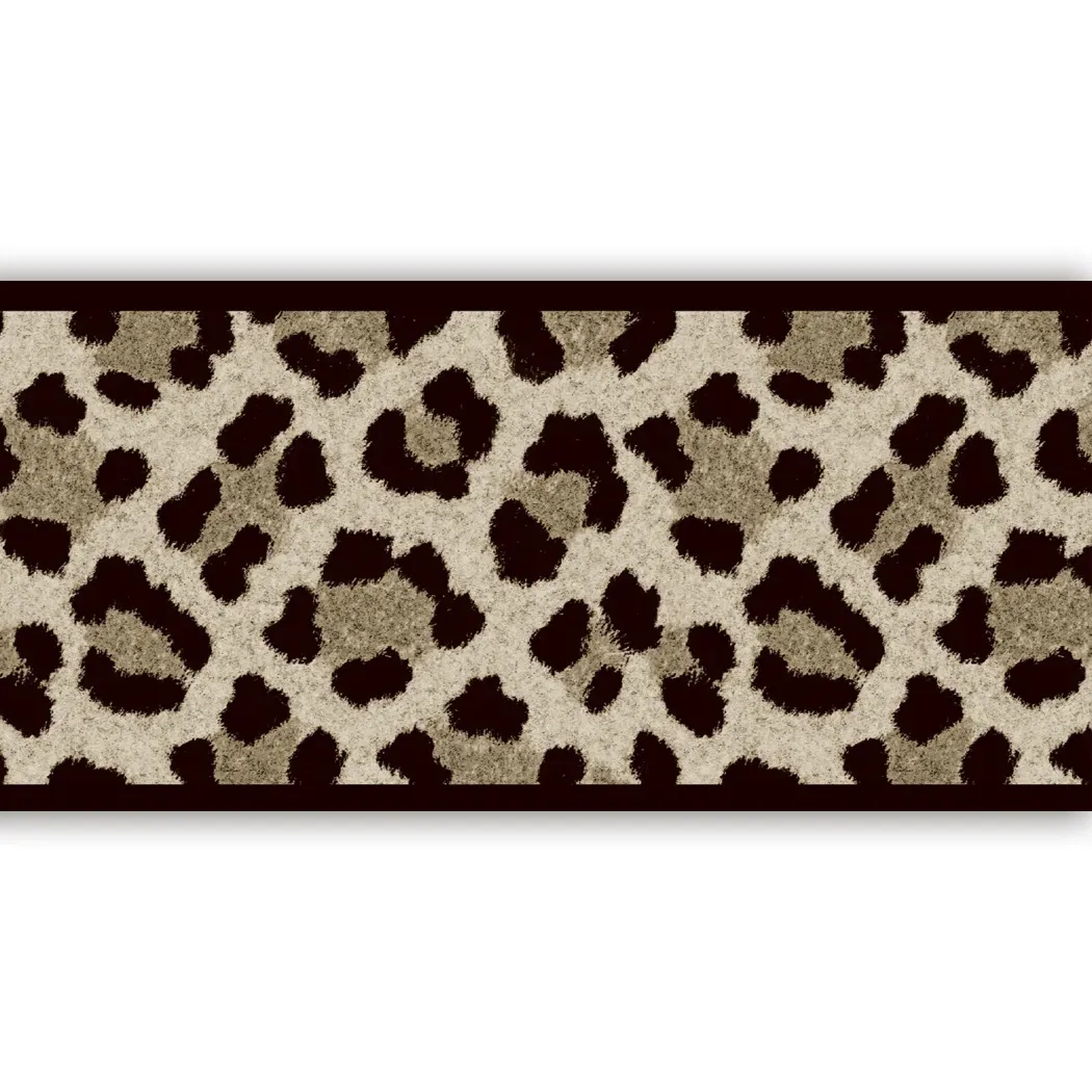 豹紋 腰帶壁紙(咖)