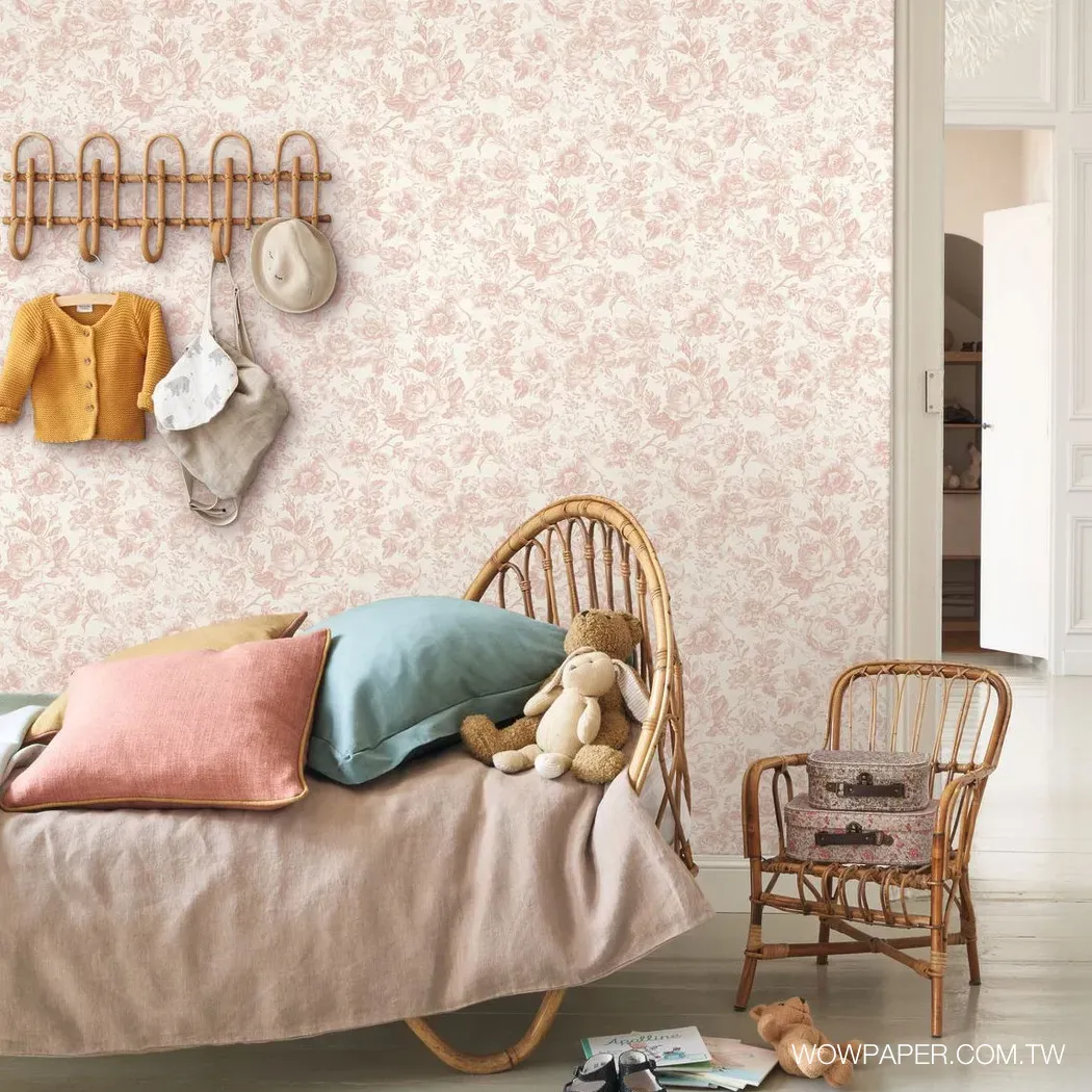 英式玫瑰 壁紙(粉)