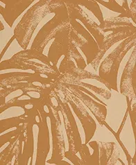 龜背竹葉 壁紙(咖)