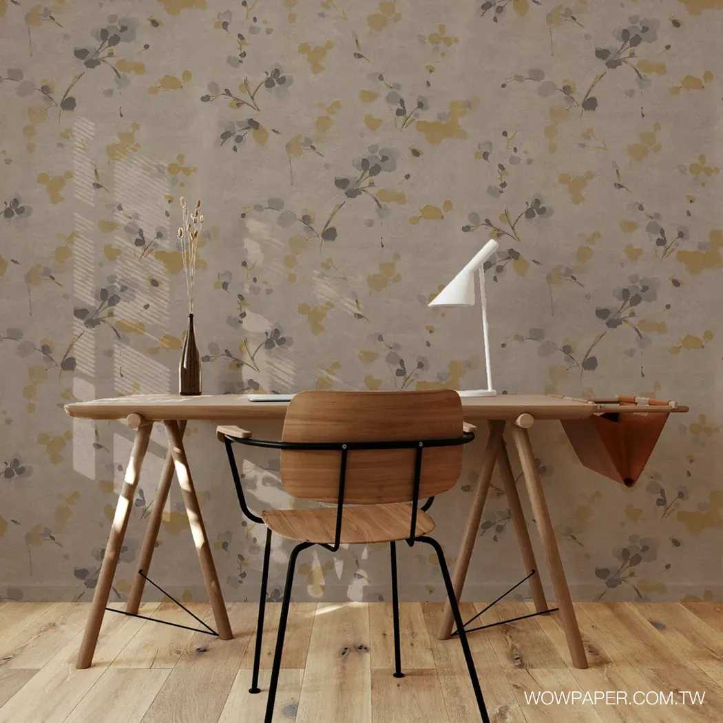 春色花卉 壁紙(黃)