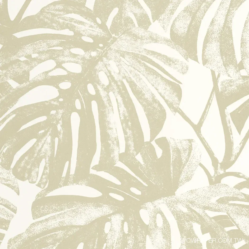 龜背竹葉 壁紙(黃綠)