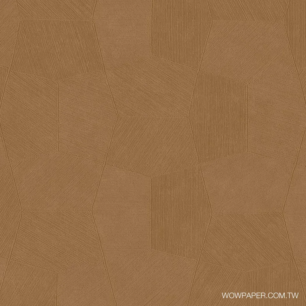 單色層次幾何 壁紙(咖)